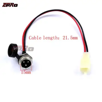 

Electric E Scooter ATV Quad Go kart 3 PRONG ROUND Male Battery Charger Plug