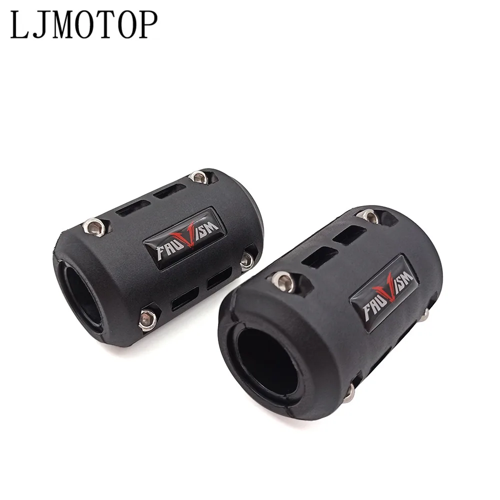 Мотоцикл 22/25/28 мм защитный кожух двигателя бампер Декор блок для поездок на мотоцикле DUCATI CBR300R/CB300F/FA CBR500R/CB500F/X гром - Цвет: Черный