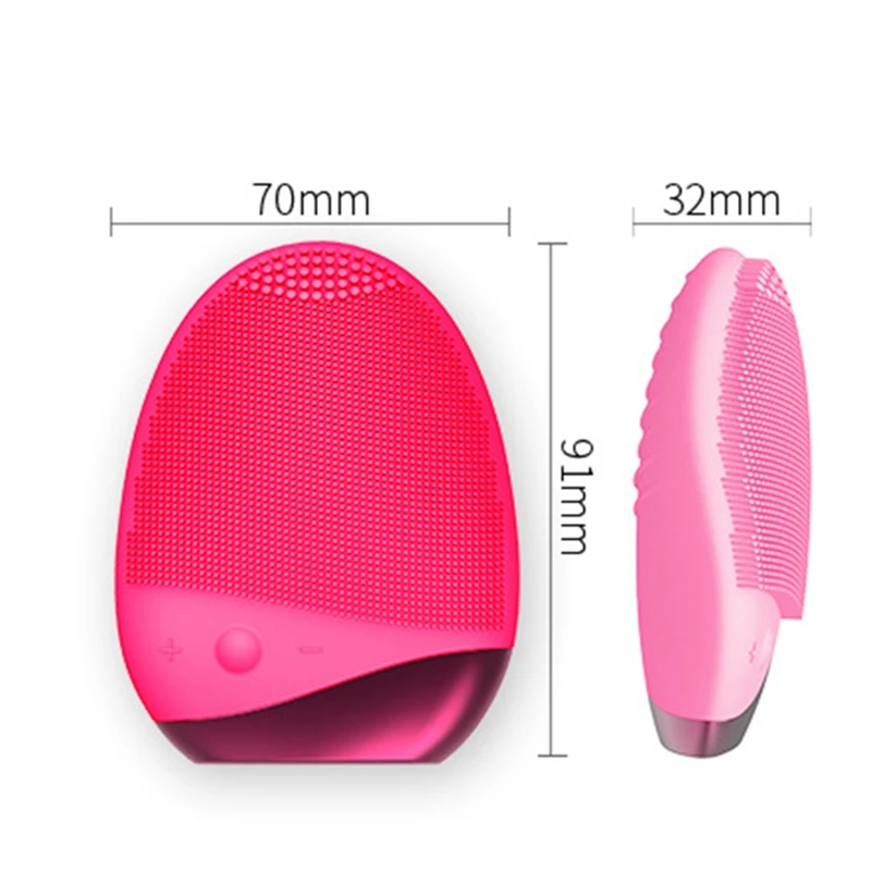Wireless Charging Facial Cleansing Brush Wash Face Cleaning Machine Pore Cleaner Acne Remover Face Massage Skin Care