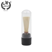 

M MBAT Bassoon Natural Reed Medium Strength Wood Color Red Thread Reeds Black Bassoon Reed Case Woodwind Instruments Accessories