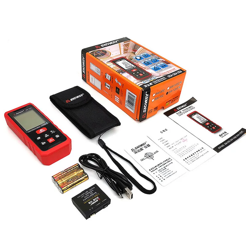 SNDWAY 50M 70M 100M 120M Laser rangefinder Digital Laser distance meter Laser rangefinder Tape distance measurer Ruler Bluetooth SNDWAY 50M 70M 100M 120M Laser rangefinder Digital Laser distance meter Laser rangefinder Tape distance measurer Ruler Bluetooth