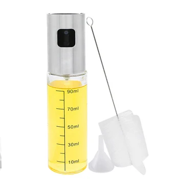 

Refillable Kitchen Spray Oil Bottle Mist Olive Oil Vinegar Dispenser Container Set For Cooking Barbecue Tools
