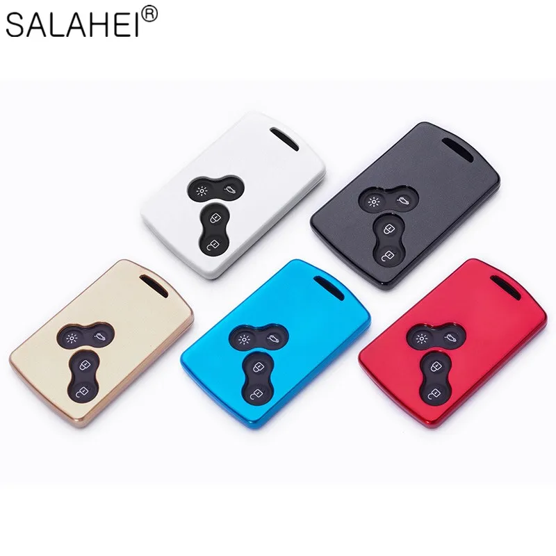 Paint car key case For Renault Duster Megane 1 2 3 Captur Kadjar Clio Logan Fluence paint keychain keyring new | Автомобили и