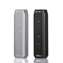 SMSL IDOL+ портативный мини USB аудио ЦАП и усилитель для наушников Mirco USB DAC Поддержка OTG 24 бит/192 кГц черный, серебристый