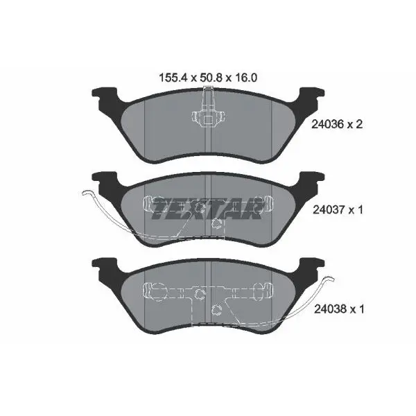 Колодки дисковые задние Dodge Caravan, Chrysler Voyager/Grand Vo
