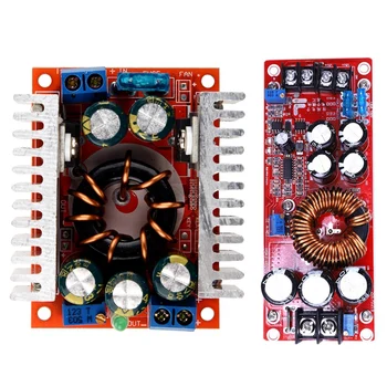 

1Pcs 1200W 20a DC Converter Boost Car Step-Up Power Supply Module 8-60V To 12-83V & 1Pcs DC 15a Buck Adjustable 4-32V 12V To 1.2