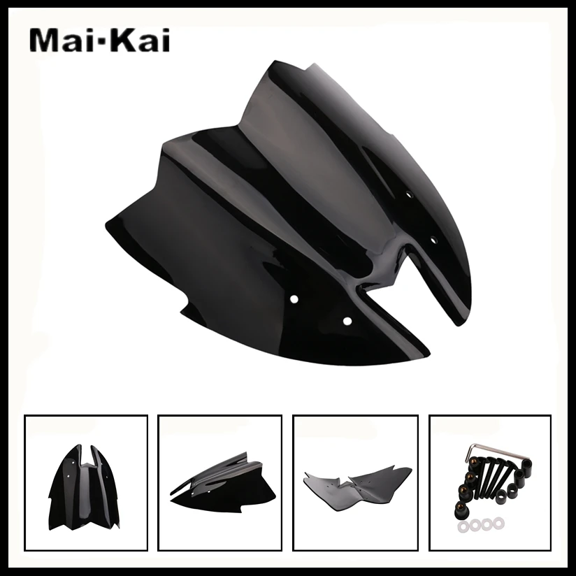 

MAIKAI For KAWASAKI Z800 Z 800 2014-2016 Motorcycle Windscreen Wind Deflector Windshield Head Cover Sun Visor Visor Viser