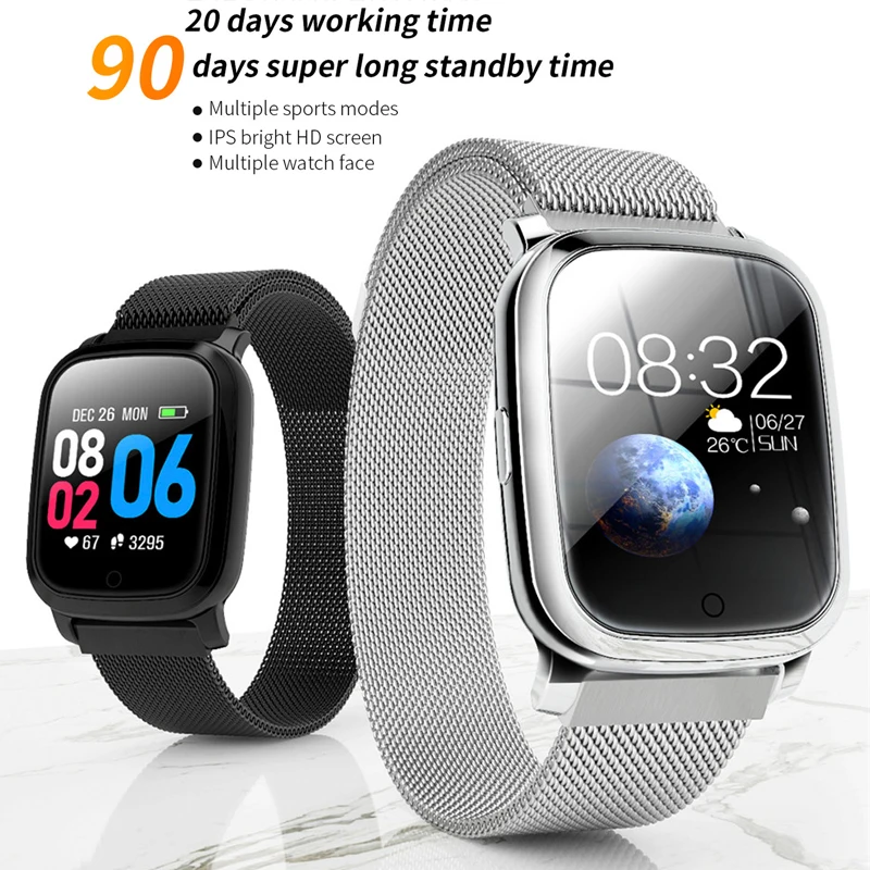 

CV06 Business Style Smart Watch Blood Pressure Heart Rate Health Monitor Pedometer Sports Activity GPS Tracker Fitness Watches