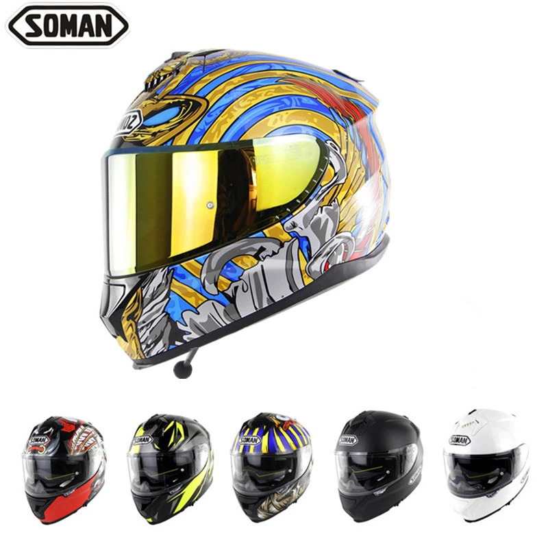 

ECE Motorcycle Helmet Full Face Bluetooth Helmet Double Visor Motorbike Helmets Men Cool Style Racing Helmets Casco Motocross