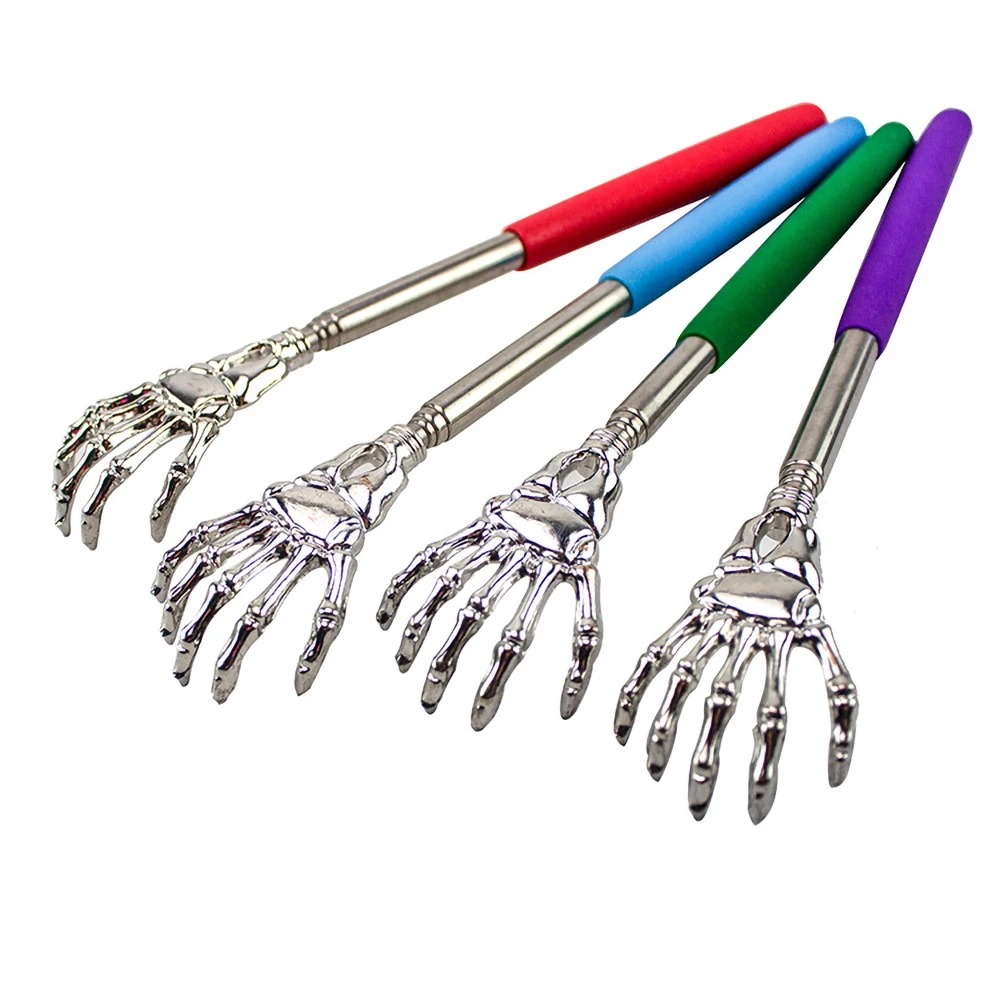 Back Scratcher Telescopic Stainless Steel Claw Massager For Back Massage Promotion Tools For Blood Circulation Relax Health Tool
