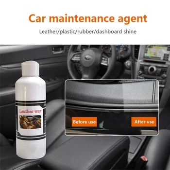 

30ml Plastic Parts Retreading Agent Interior Leather Maintenance Cleaner Refurbisher Agent Car Moisturize Leather Care Remove