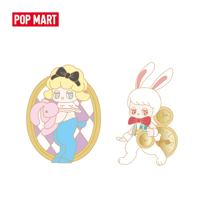 Pop Mart Satyr Rory The Wizard Of Oz Alice 12 Pieces Whole Box Blind Box Badge Buttons Brooch Anime Lovers Denim Shirt Lapel Pin Action Toy Figures Aliexpress