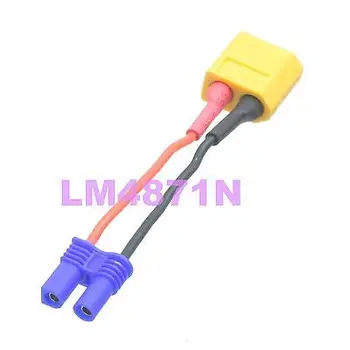 

DHL/EMS 50 LOTS XT60 XT-60 Male To EC2 Female Adapter with 5CM (2 inches) 20awg Wire -d2
