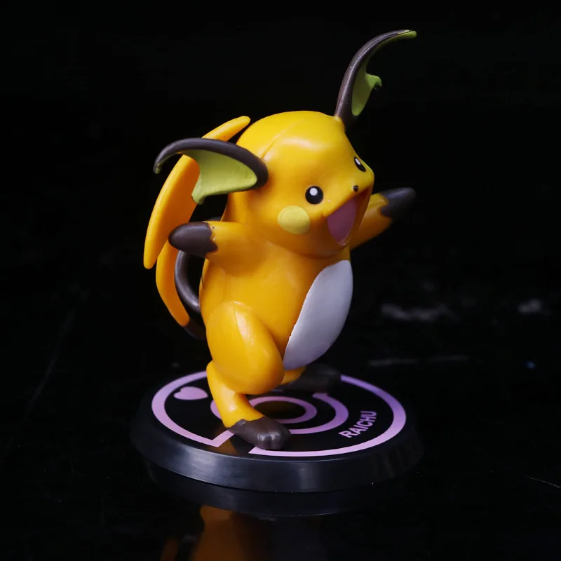 6 шт./компл. Покемон Пикачу Raichu Solgaleo Rayquaza аниме движущиеся и игрушечные фигурки, режим игрушки для детей