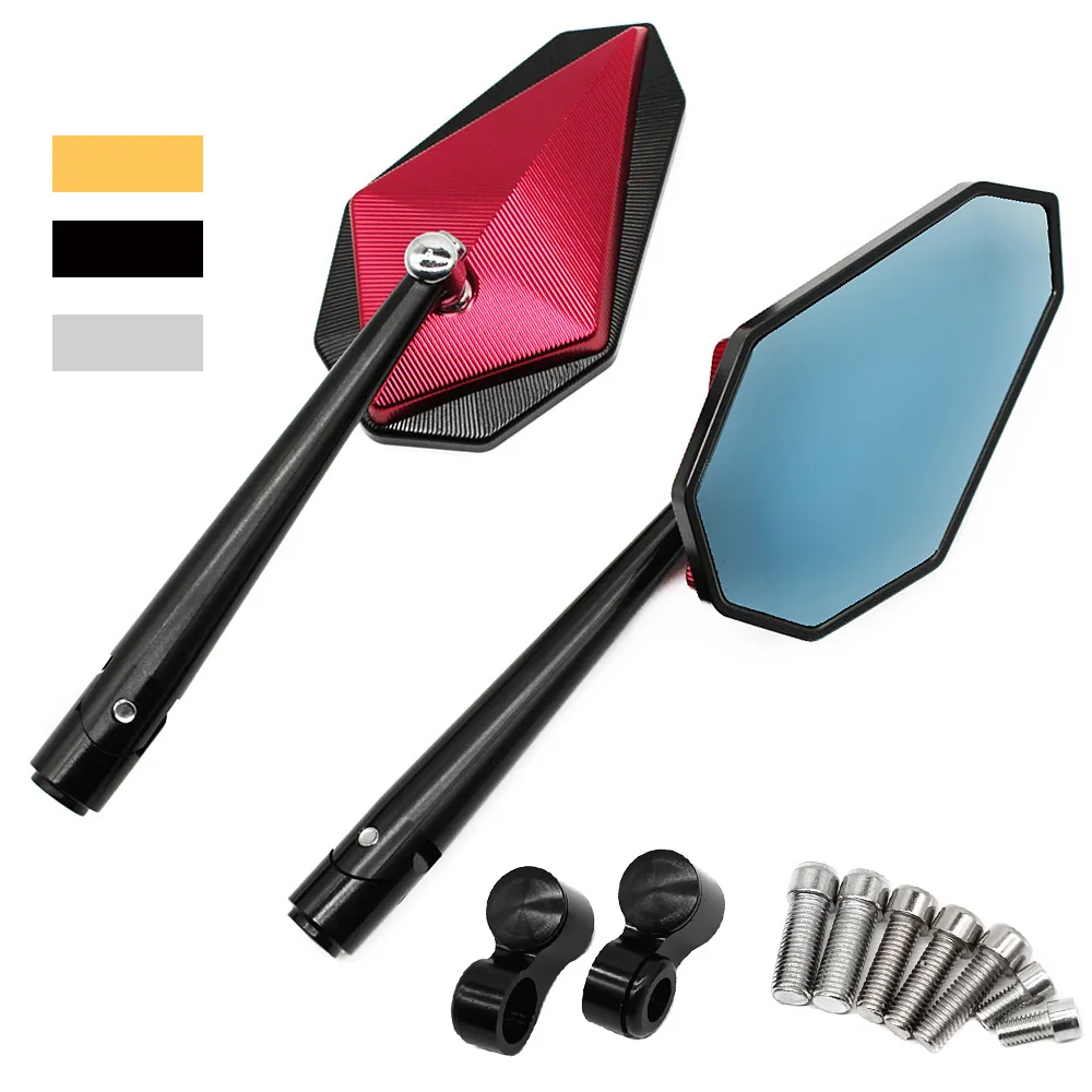 

For KAWASAKI Versys 1000 650 W800 W650 Z1000 Z125 Z400 Z650 Z750 Z750R Motorcycle 8mm 10mm Screw Rearview Mirror Universal