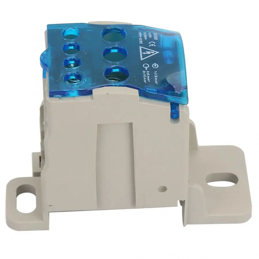 Универсальный соответствующий стандарту DIN Rail клеммный блок распределительная коробка электрический провод разъем универсальный Мощность распределительная коробка