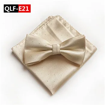 Cityraider бренд Gold Bow Tie комплект 2016 Новинка одноцветное мужские галстуки Pocket Square Set полиэстер галстук-бабочка hankerchief комплект CR027