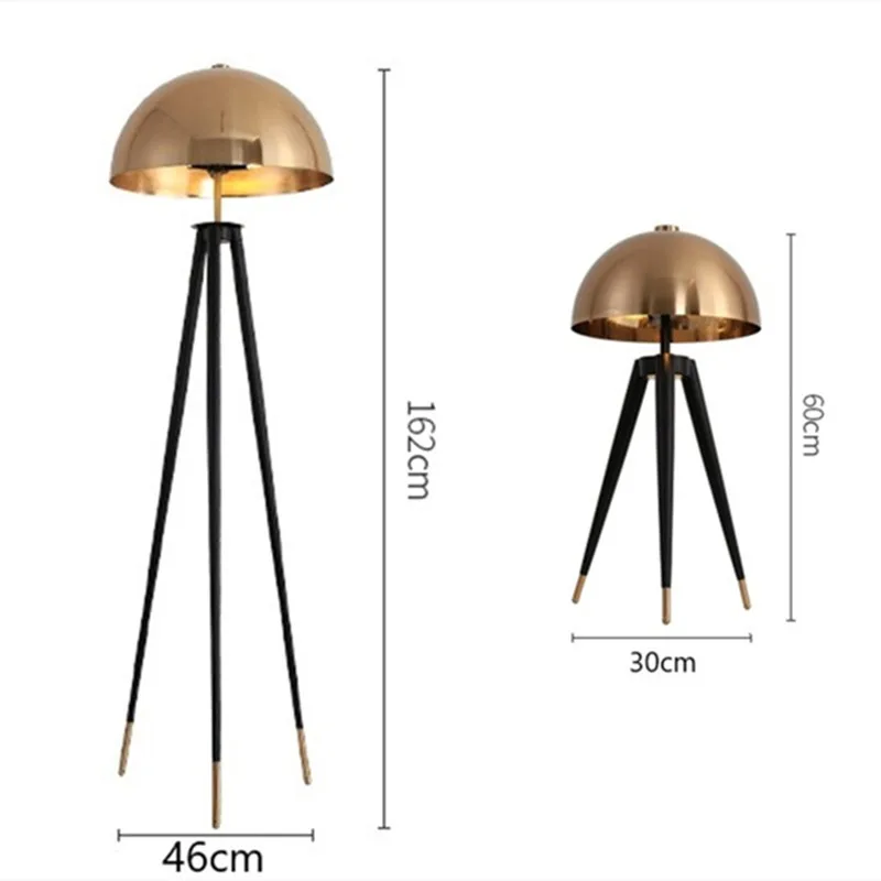 Coyote Floor Lamp vintage standing lamp Tripod Mushroom Lamp for Living Room Bedroom Home Decora Designer Simple loft floor lamp