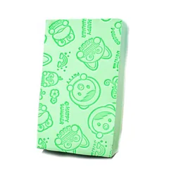 Bathing sponge baby bathing cartoon double-sided bath cotton nursery rubbing mud artifact