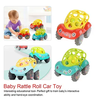 

Rattles Toys Music Handbell for Kids Color Baby Plastic Non-toxic Colorful Animals Hand Jingle Shaking Bell Car
