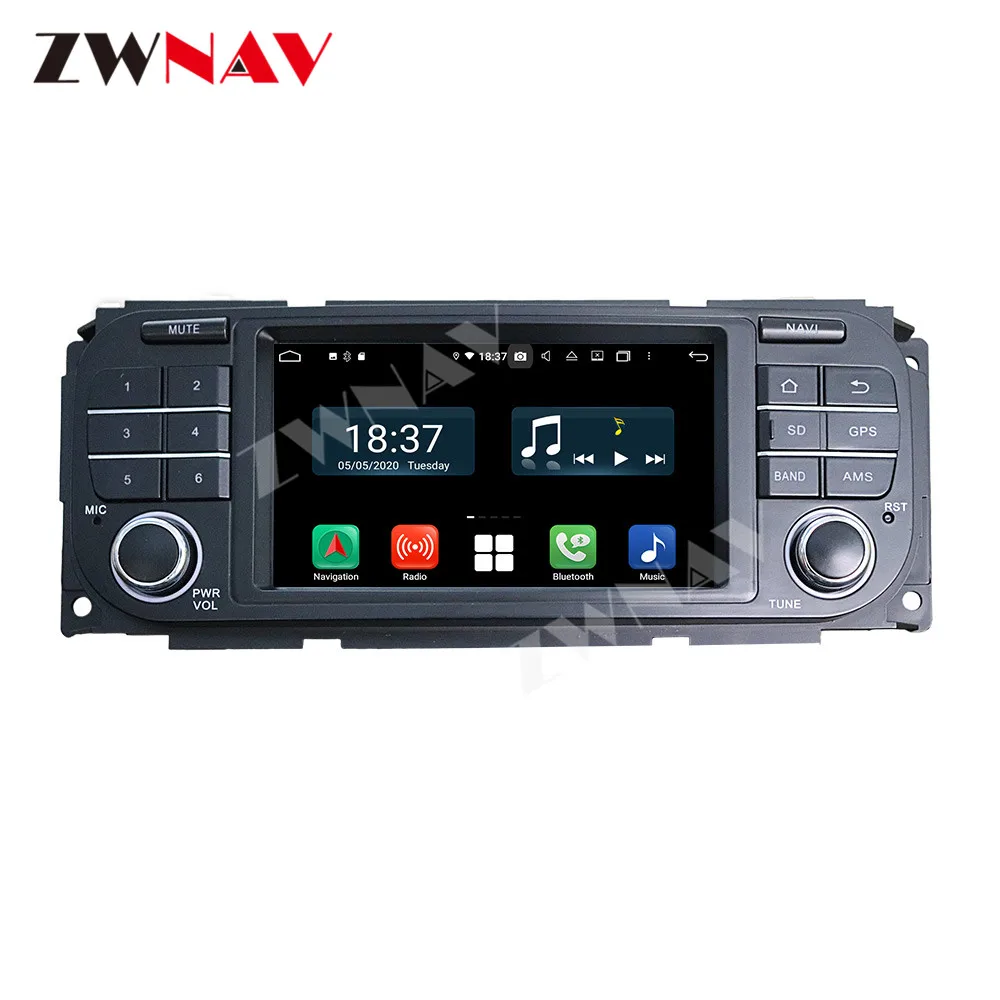 128G Carplay 2 Din For Jeep Grand Cherokee 1999 2000 2001 2002 2003 2004 Android 10 Player Audio Radio GPS Head Unit Auto Stereo