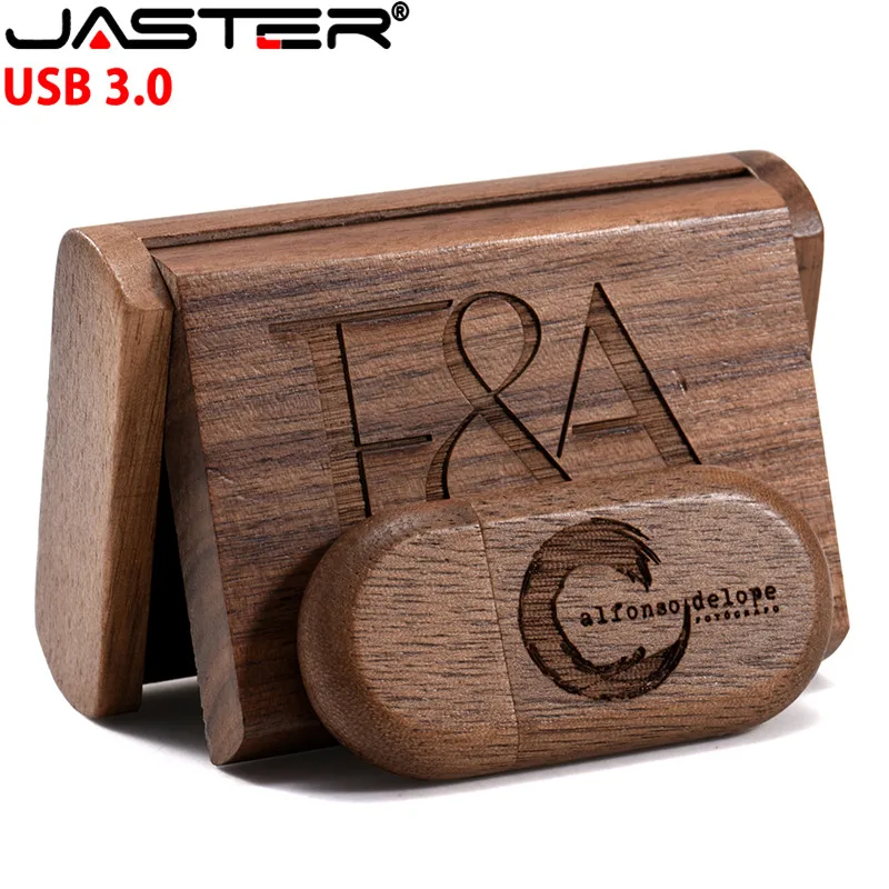 JASTER usb3.0 5 модель Клен карбонизированный орех дерево+ коробка usb флеш-накопитель 4 ГБ 8 ГБ 16 ГБ 32 ГБ клен usb 3,0 деревянный логотип