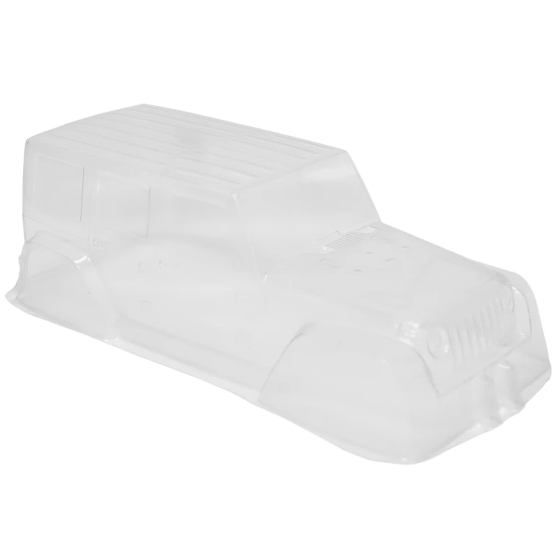 

PVC Climbing Car Hard Plastic Transparent Body Shell 313 Axle Base for 1:10 Scale RC Crawler Car SCX10 D90 Accessories