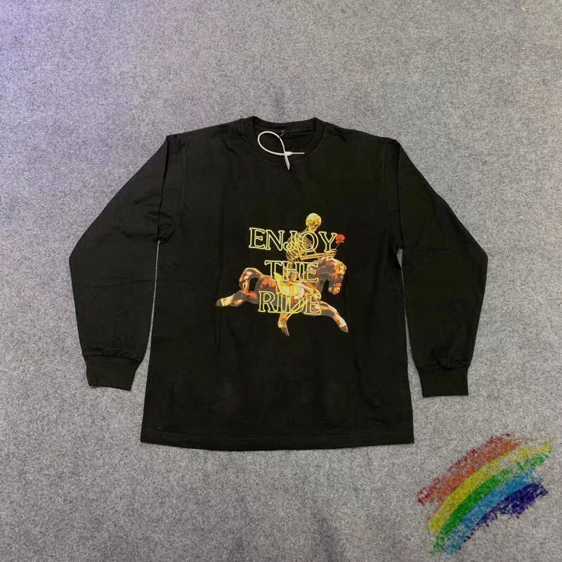 Трэвиса Скотта с длинным рукавом астромира Футболка мужская женская 1:1 лучшее