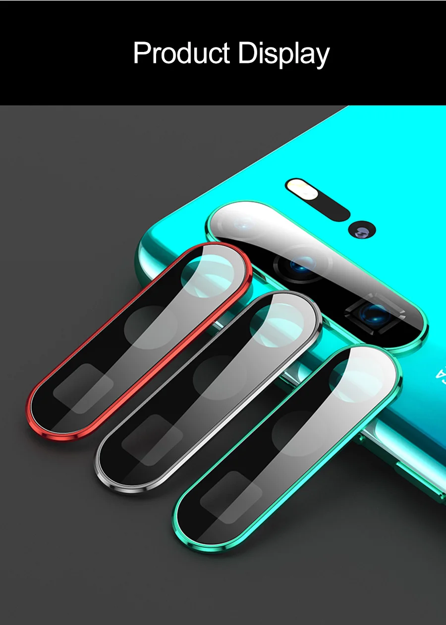 Защитный чехол для камеры huawei P30 mate 20 Pro 20 X, алюминиевый бампер, закаленное стекло, защита для объектива для huawei P30, чехлы