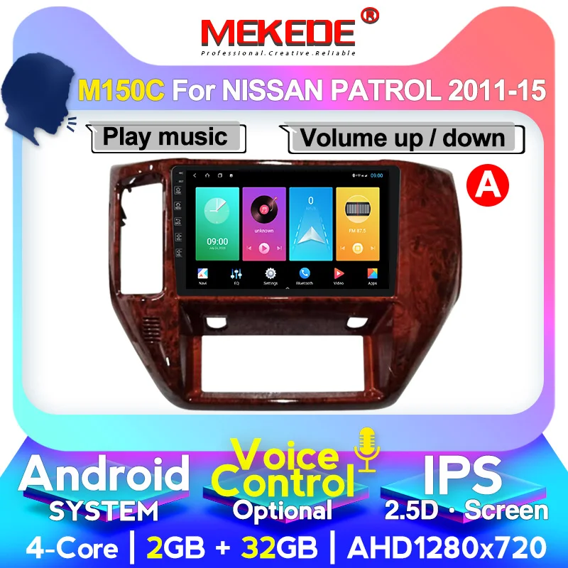 Автомагнитола MEKEDE для NISSAN мультимедийный видеоплеер на платформе Android 2 din DVD