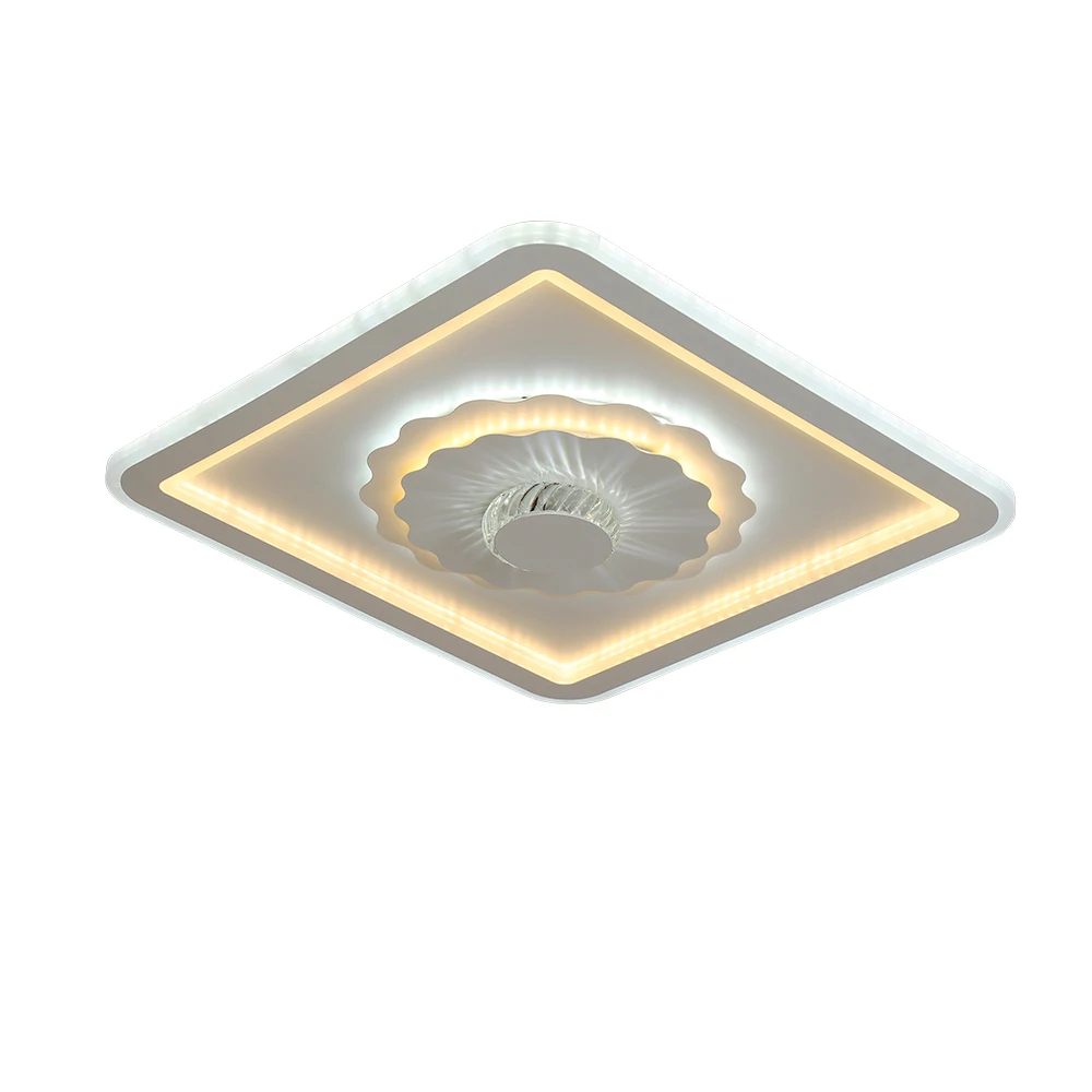 Современные светодиодные потолочные лампы Акриловые креативные светильники для гостиной с дистанционным управлением для столовой спальни