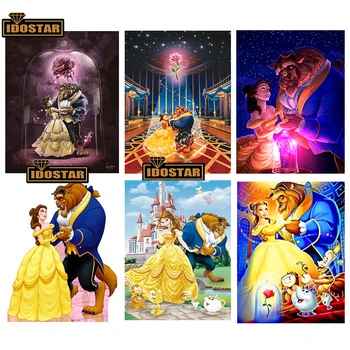 

Full Square &Round Drill 5D Diamond Painting Beauty And The Beast New Crystal Diamond Embroidery Cross Stitch Mosaic Decoration