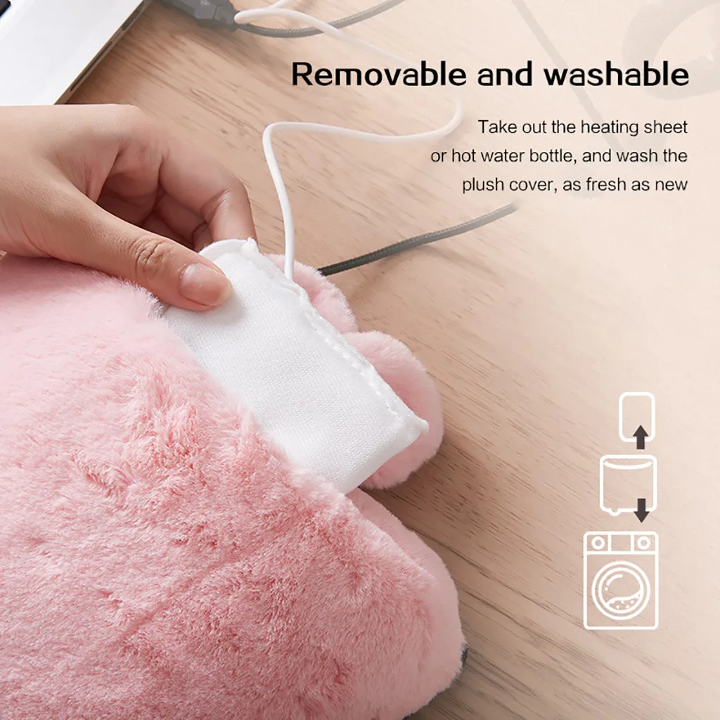 USB коврик для мыши с подогревом милый зимний теплый напульсником мягкий