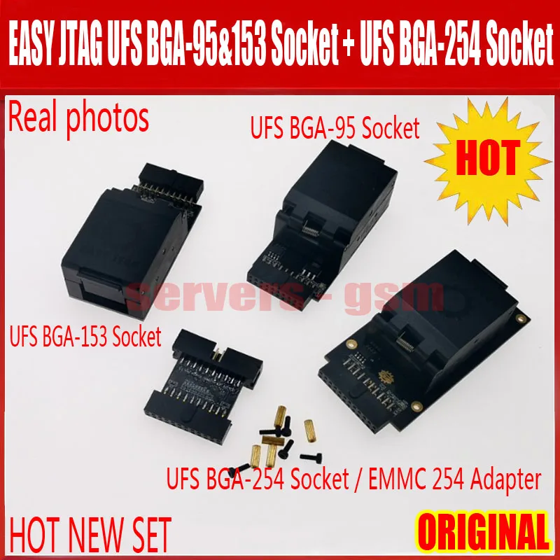 Новинка 2020 оригинальный Easy Jtag UFS гнездо с разъемом типа и (UFS) адаптером (EMMC 254 (254)
