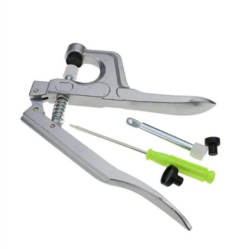 

New U Shape Fastener Snap Pliers Plastic Resin Snap Button Press Stud Cloth Button Press Machine Sewing Tools