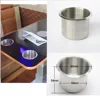 Marine Boat Yacht RV Recessed Stainless Steel Cup Drink Can Holder Silver New ► Photo 1/6