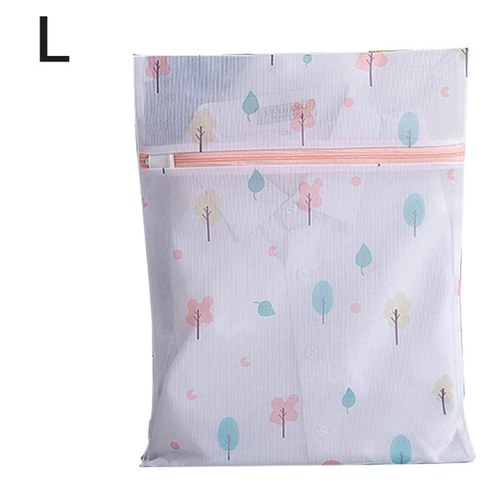 5 Zippered Laundry Wash Bag Foldable Mesh Net Dirty Clothes Socks Washing Bags Useful Bra Underwear Organizer Bag - Цвет: 5
