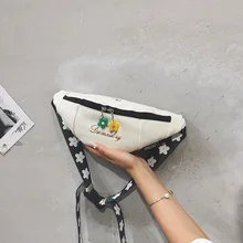 Летняя модная сумка через плечо в Корейском стиле, модная барсетка, женская модная сумка Ins2019, стиль, сумка на грудь