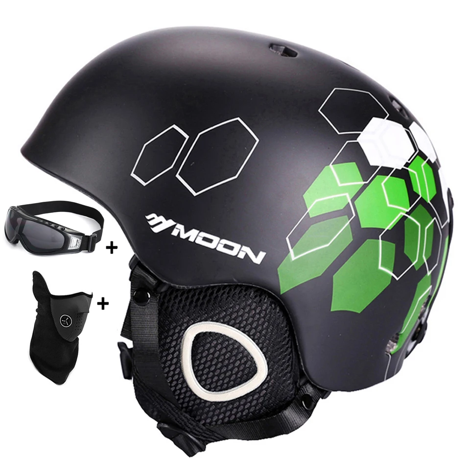 Moon Ski Helmet Winter Safety Women Men Child Skateboard Skiing Snowboard Helmet CE Certification 52-64 CM