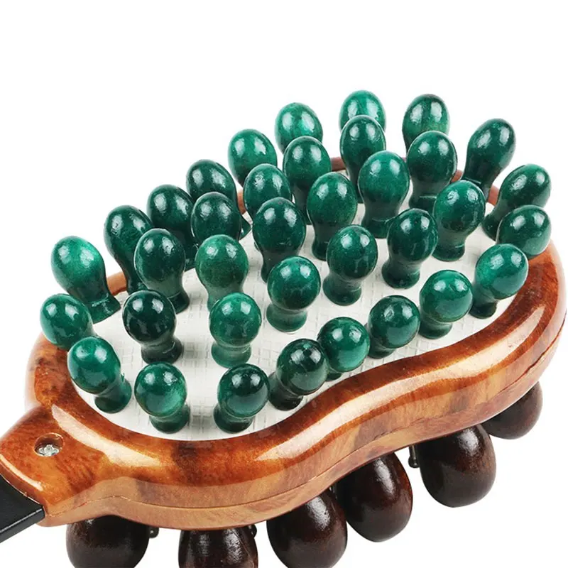 BYEPAIN Massage Hammer Stretchable Wood and Metal Double Side Body Hammer Multifunctional Massage Tool for Home Office
