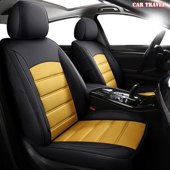 

CARTRAVEL Custom leather car seat cover for Skoda Octavia 2 a7 a5 Fabia Superb Rapid Yeti car seats protector car cushion