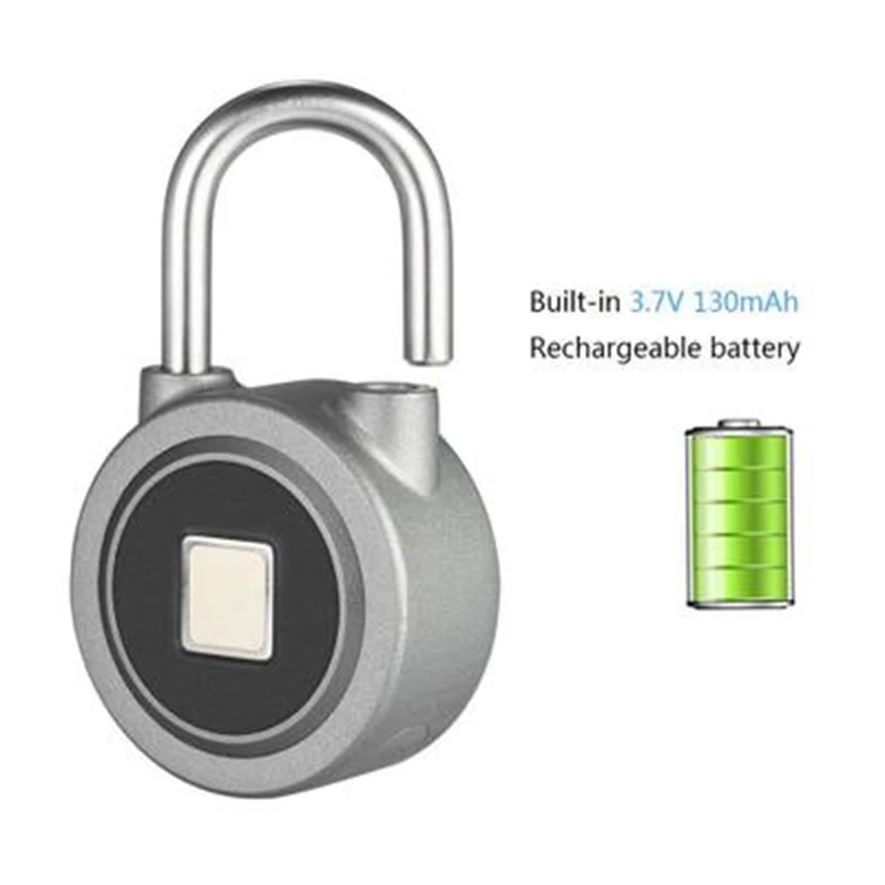 Smart Padlock Fingerprint Padlock Bluetooth Lock APP with Keyless Biometric for Door Backpack Suitcase IP65 Waterproof Smart Padlock Fingerprint Padlock Bluetooth Lock APP with Keyless Biometric for Door Backpack Suitcase IP65 Waterproof