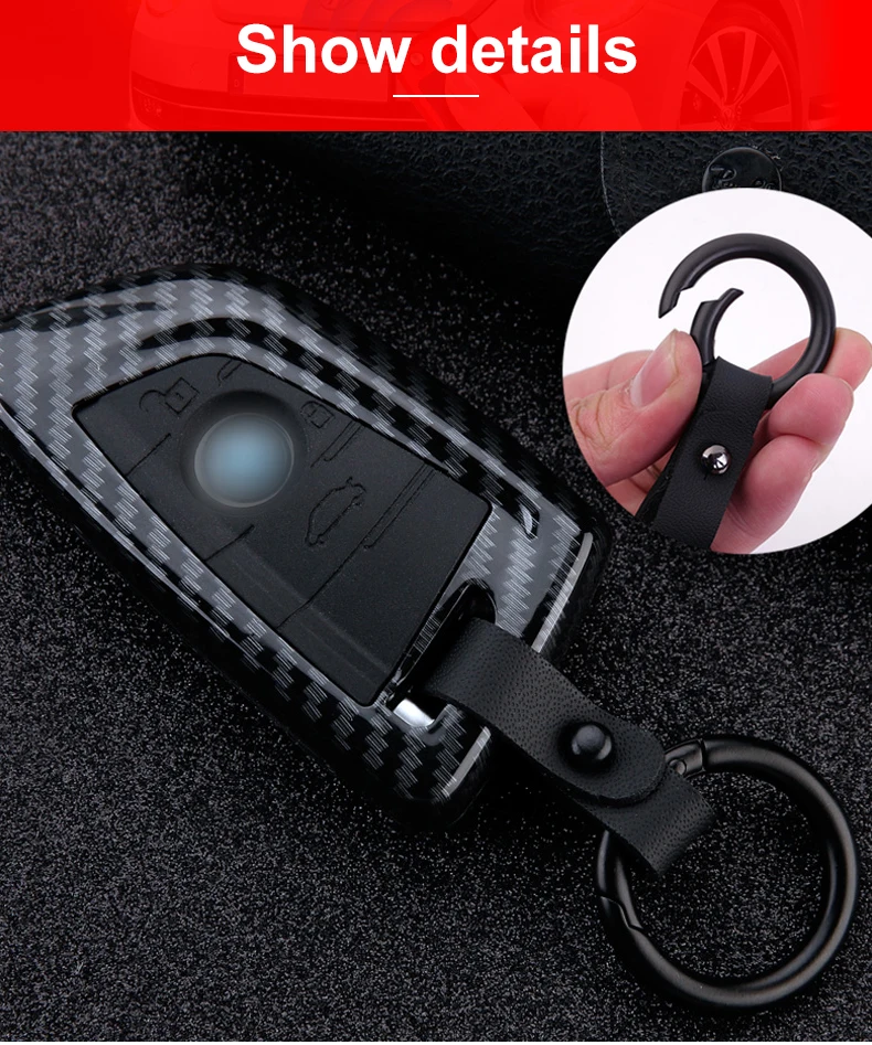 Cover chiave telecomando per BMW 2 3 5 7 serie 6GT X1 X3 X5 X6 F45 F46 G20 G30 G32 G11 G12 F48 G01 F15 F85 F16 F86 - He5cc762ff347438a834bc8f2ee458253C