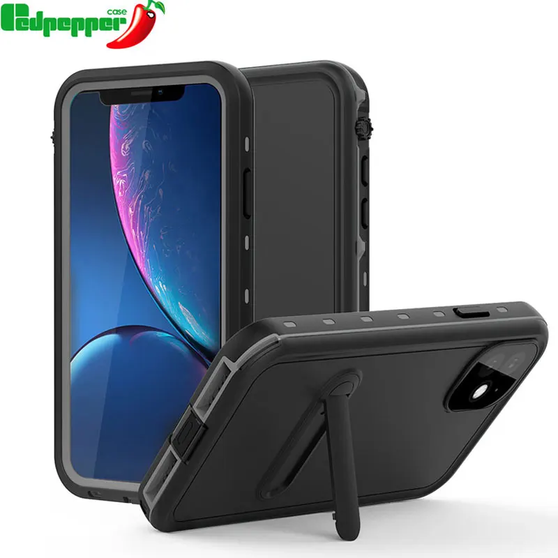 Redpepper For Iphone 11 Pro Max 11Pro Waterproof Case With Stand Holder Dirt-Resistant Anti-fall Shockproof Phone Cover Cases | Мобильные
