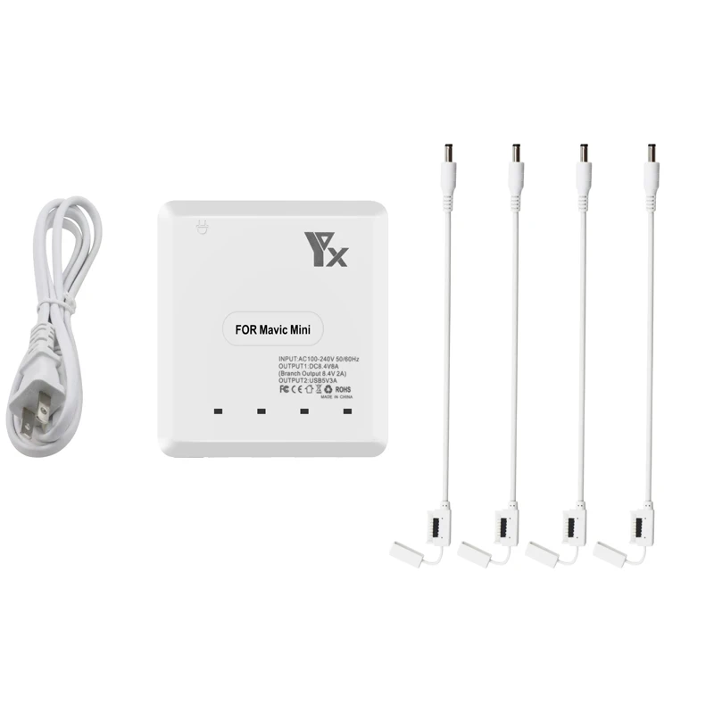 Carregador de Carga da Bateria Carga para Dji 6 em 1 Hub com Porta Mavic Mini Controle Remoto Telefone Tablet Carregador Usb Mod. 1471145 - Image 2