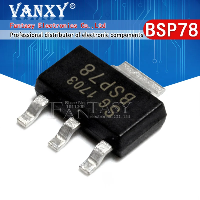 10 шт. BSP78 SOT223 E6327 SOT-223 BSP78E6327 SOT интеллектуальный выключатель питания IC | Электронные