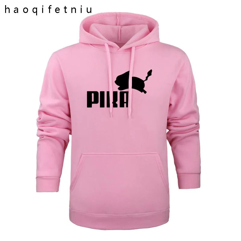 2019 новые брендовые модные милые кофты с капюшоном Для мужчин аниме Pika толстовки