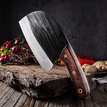 

Sharp High Carbon Stainless Chif Knife Household Hand Forged Ladies Small Kitchens Knifes For Cutting Meat Kitchens Knifes