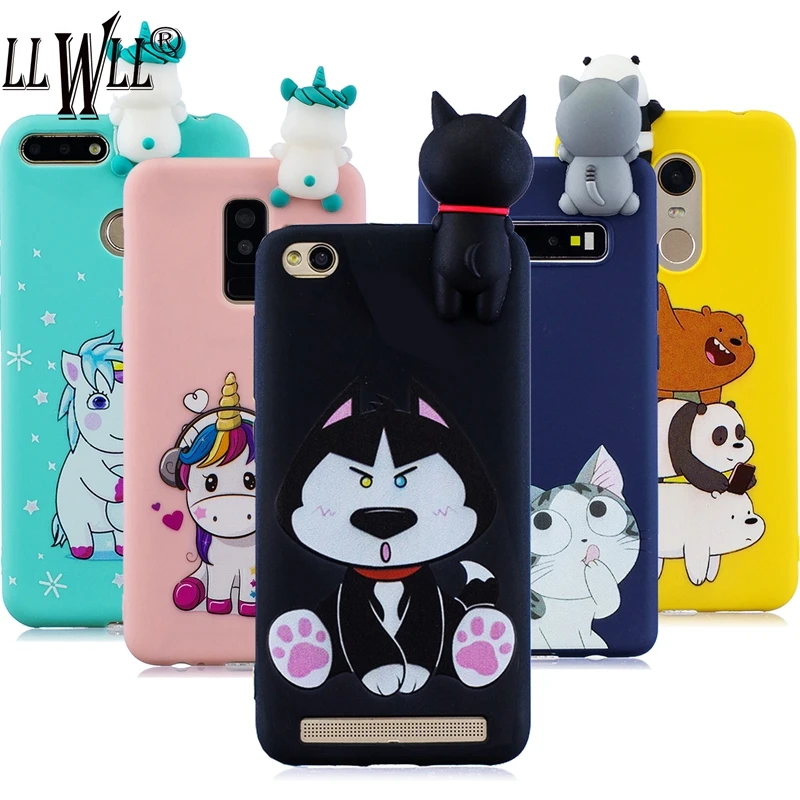 Мультяшный чехол Husky для телефона Xiaomi Redmi 4A 5 0 дюйма силиконовый с игрушками