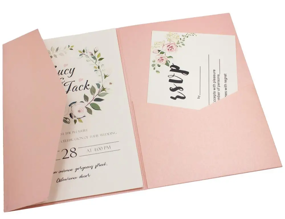 25 pcslace creux Découpe Laser Mariage Invitations poche carte enveloppe Lin